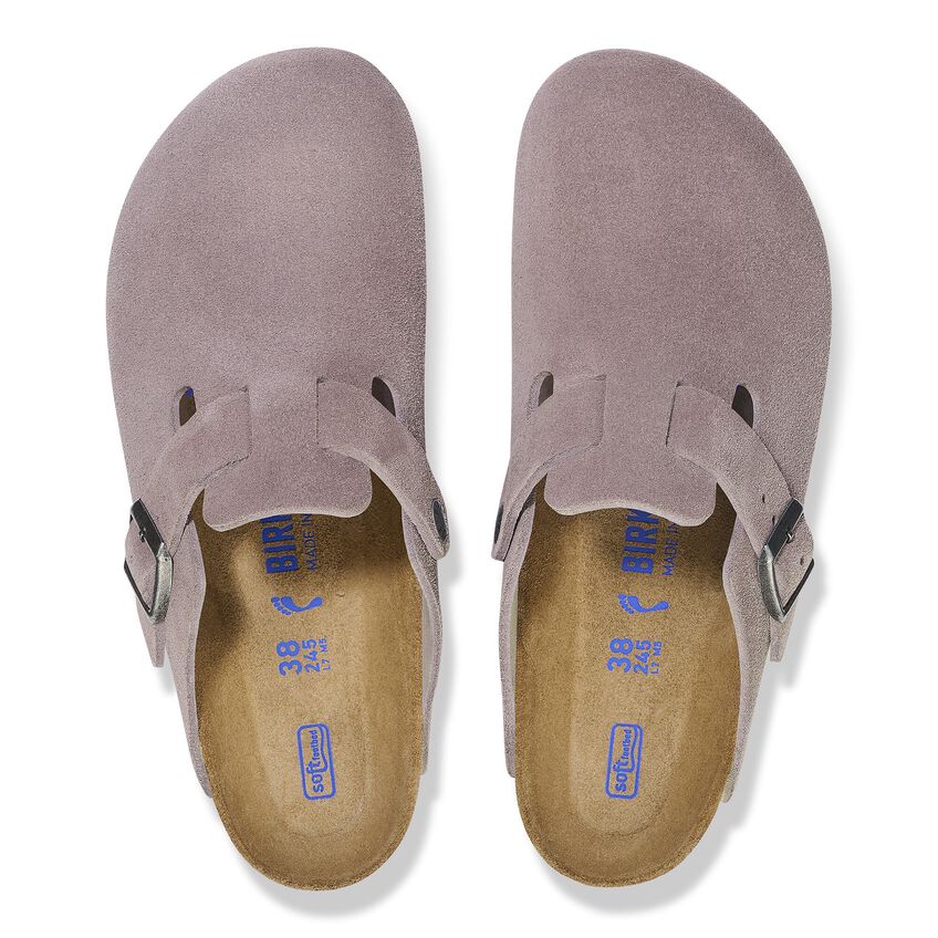 Boston Soft Footbed - Faded Purple Suede