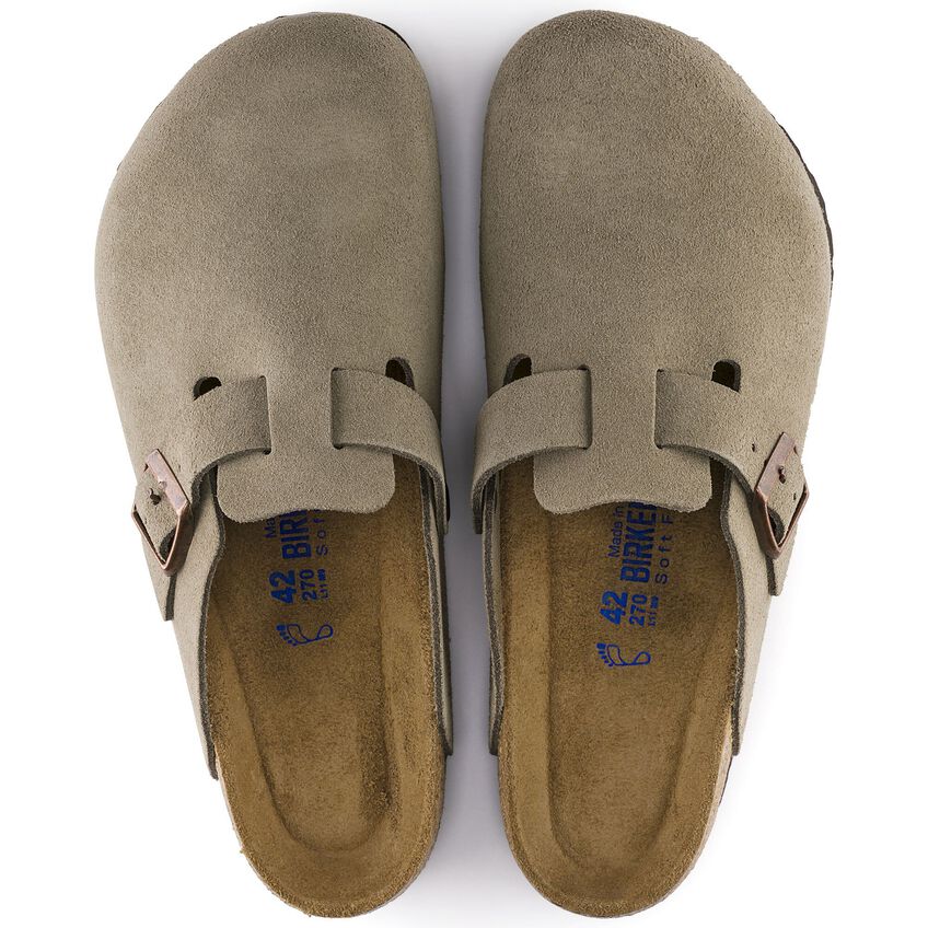 Boston Soft Footbed - Taupe Suede