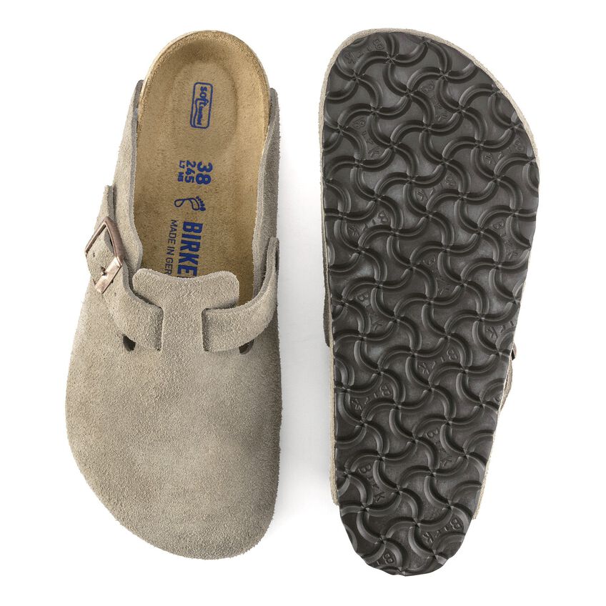 Boston Soft Footbed - Taupe Suede