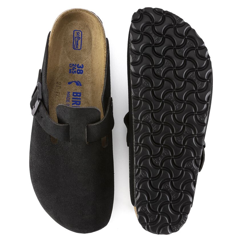 Boston Soft Footbed - Black Suede