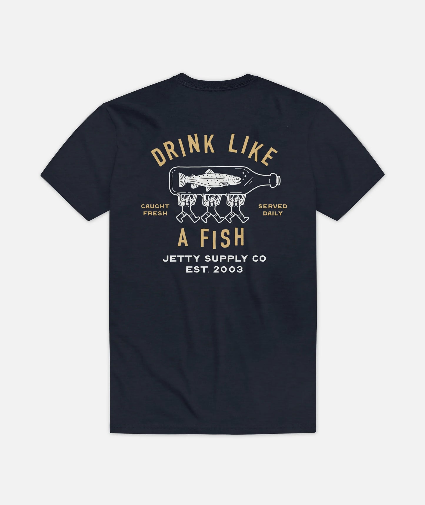 Bottle Service Tee - Navy