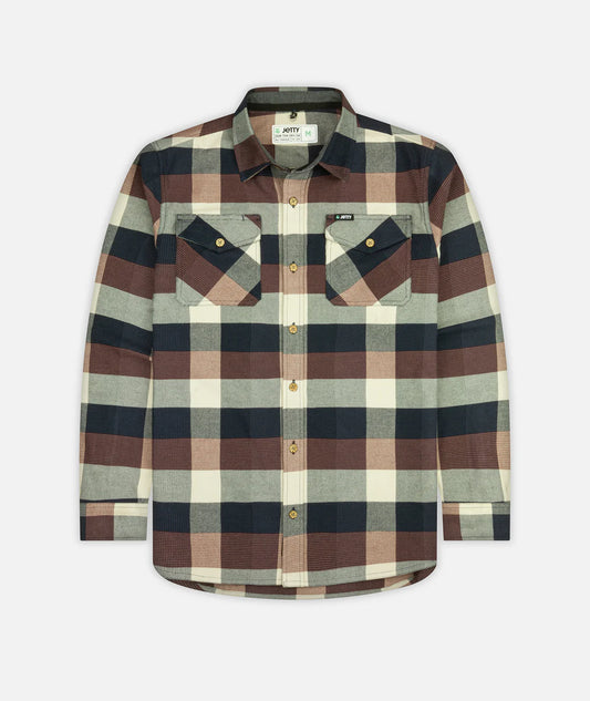 Breaker Flannel - Heather Stone