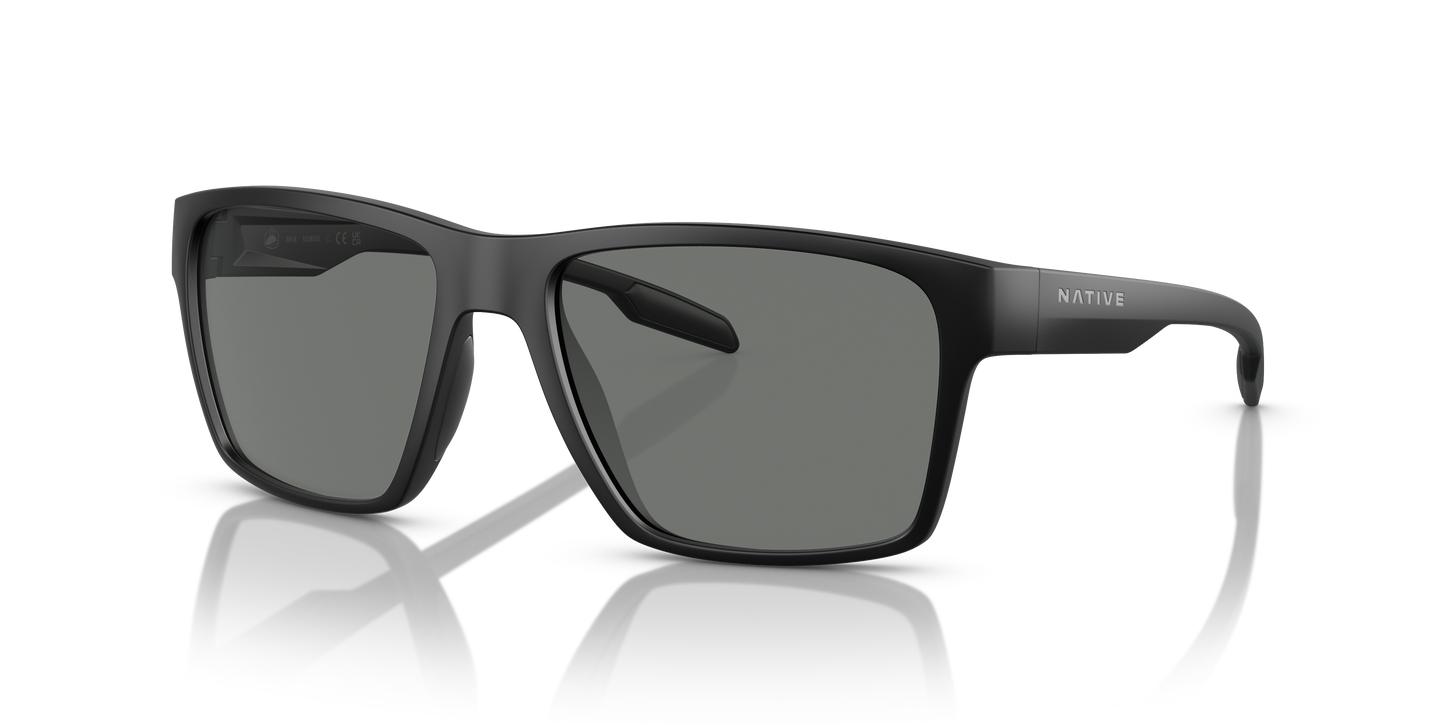 Breck Matte Black w/ Grey