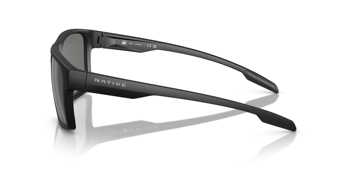Breck Matte Black w/ Grey