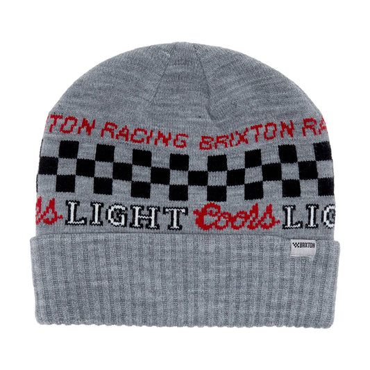 Brixton x Coors Light Racing Beanie - Silver