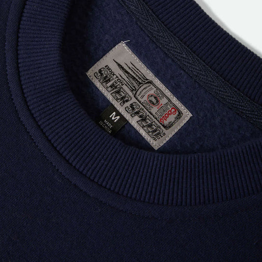 Brixton x Coors Light Berm Crew Sweatshirt - Navy