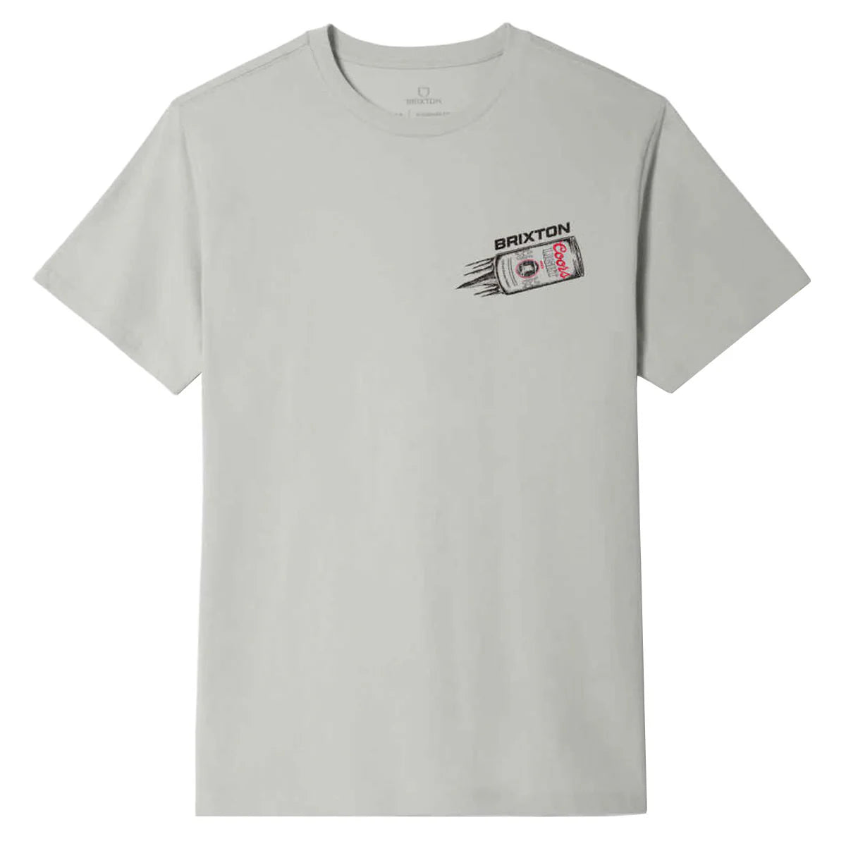 Brixton x Coors Light Silver Speed T-Shirt - Silver