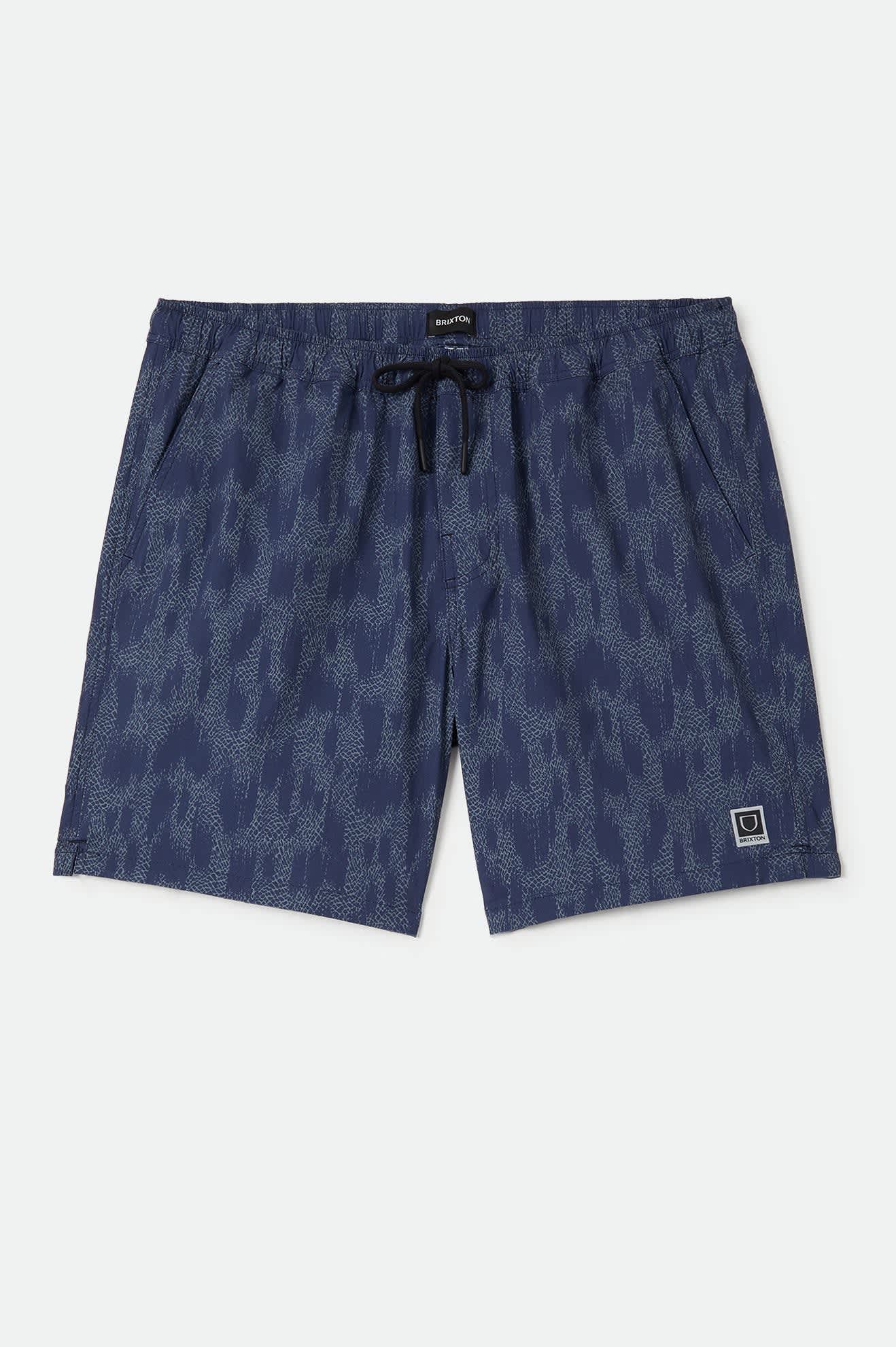 Brixton Everyday Hybrid Short 7" - Washed Navy Crackle