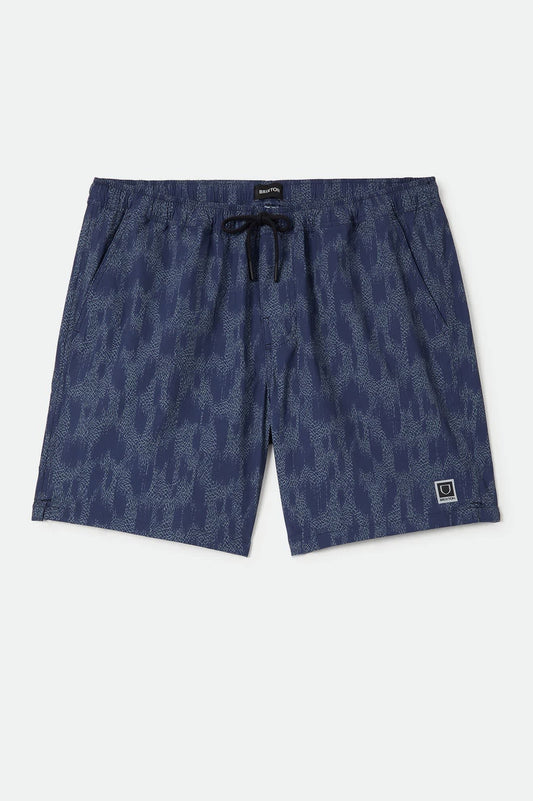 Brixton Everyday Hybrid Short 7" - Washed Navy Crackle
