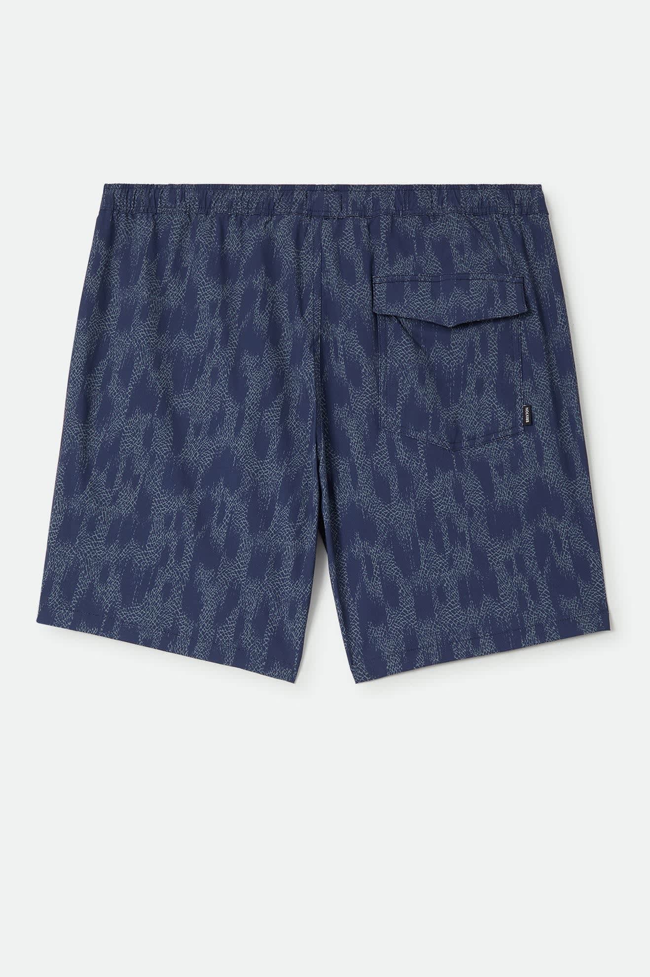 Brixton Everyday Hybrid Short 7" - Washed Navy Crackle