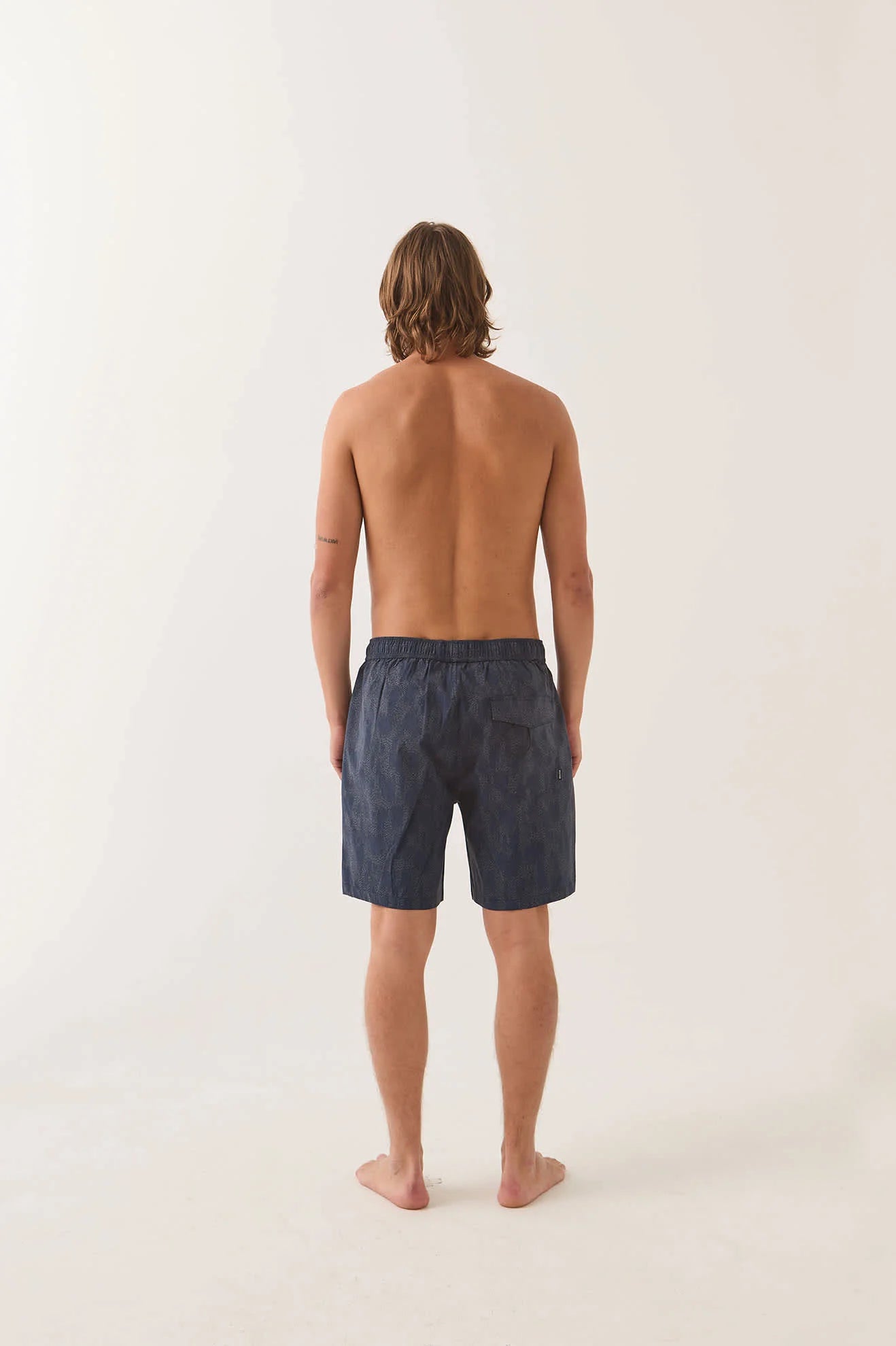 Brixton Everyday Hybrid Short 7" - Washed Navy Crackle