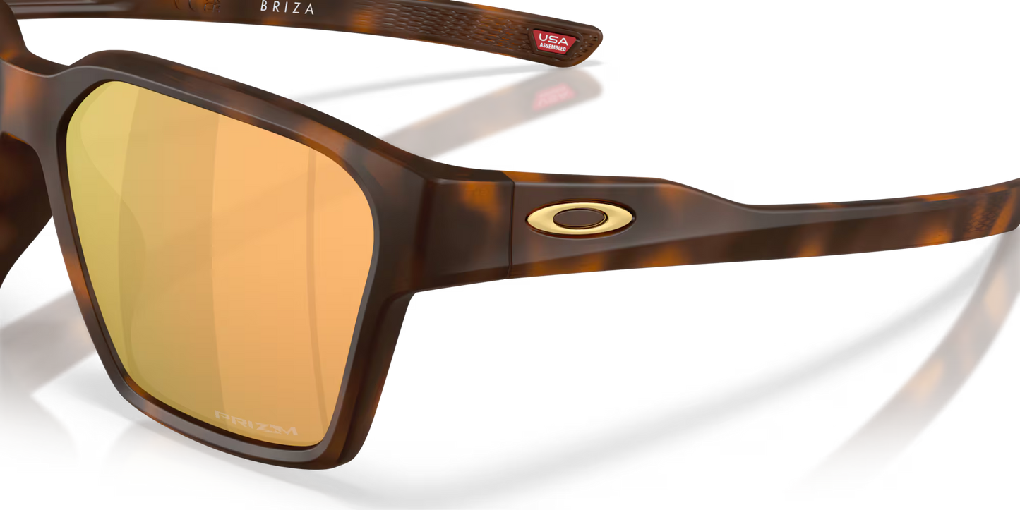 Briza Matte Tort Dark Amber w/ Prizm Rose Gold