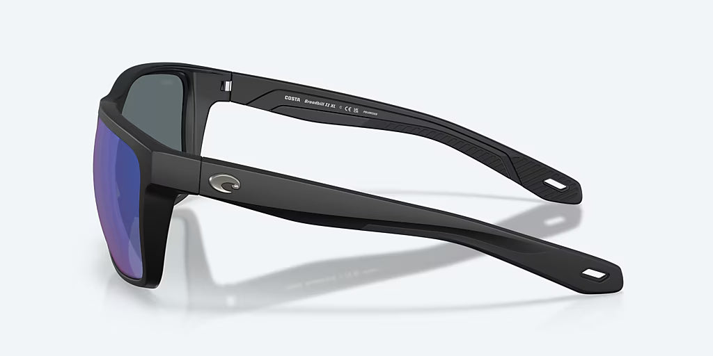 Broadbill II 2 XL Matte Black w/ Blue Mirror 580P