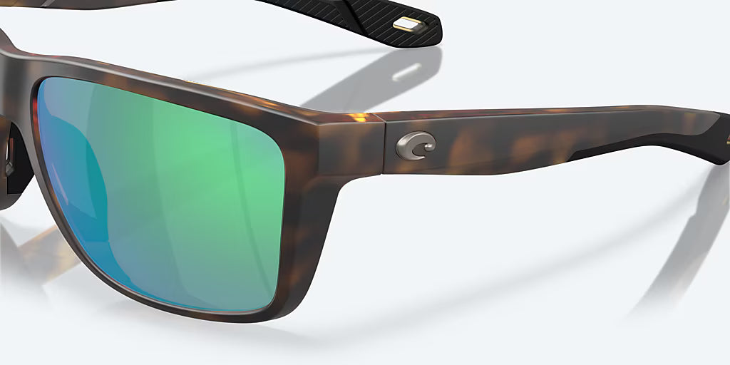 Broadbill II 2 Matte Tortoise w/ Green Mirror 580G