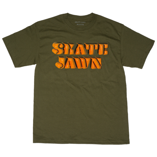 Skate Jawn Bubble Jawn Tee - Olive Drab