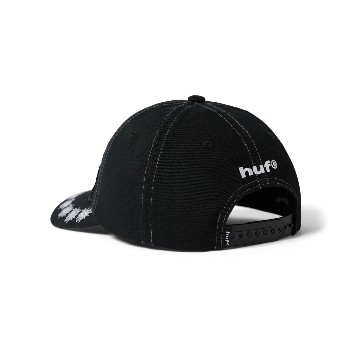 HUF Venom Washed SnapBack Hat - Washed Black