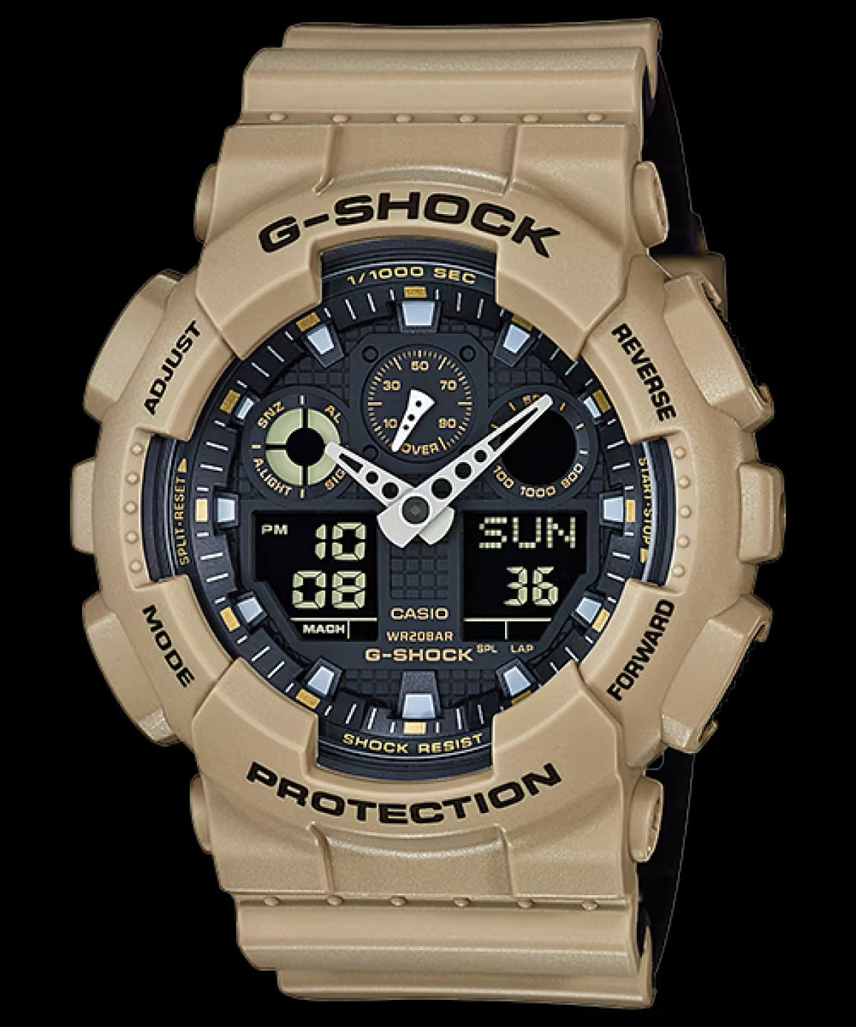 G-Shock GA100L-8A Analog-Digital Watch