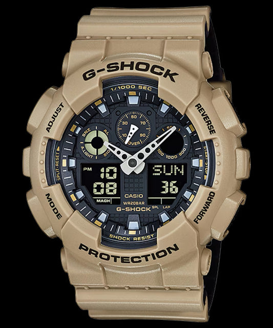 G-Shock GA100L-8A Analog-Digital Watch