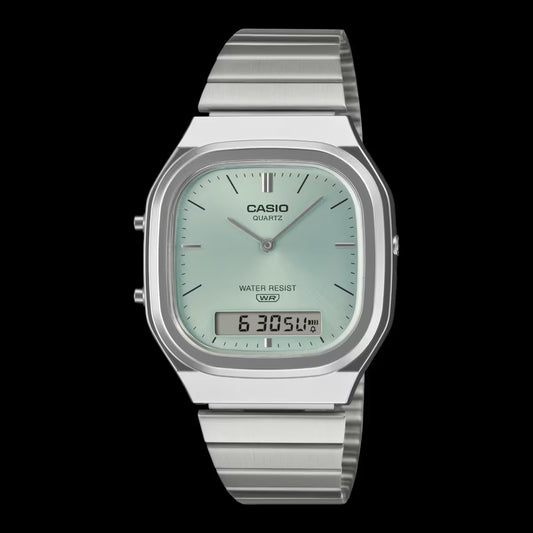 Casio AQ240E-2A Vintage Silver Watch