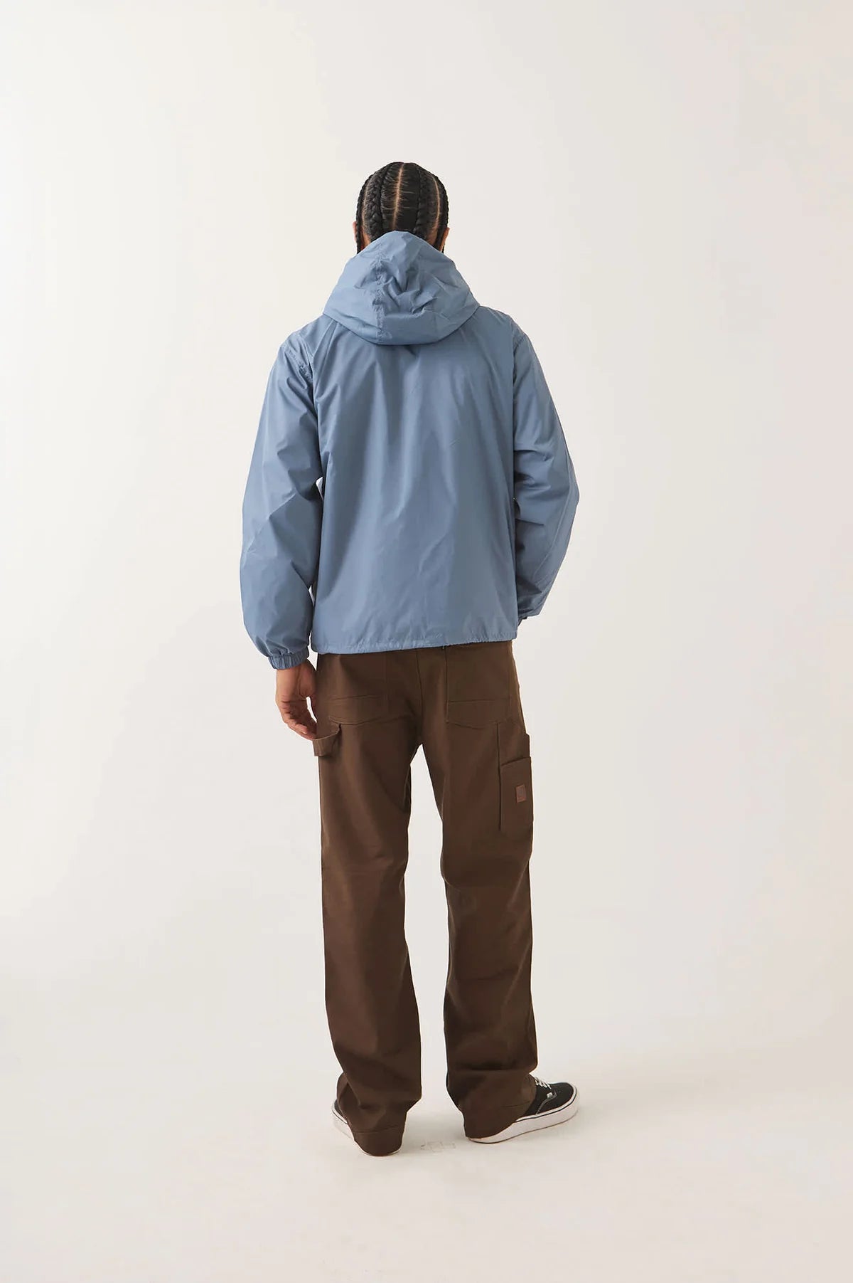 Brixton Claxton Hooded Lightweight Jacket - Slate