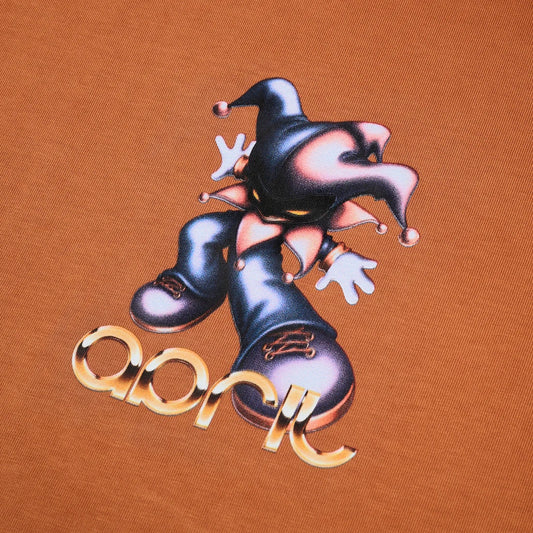 April Skateboarding Jester T-Shirt - Rust