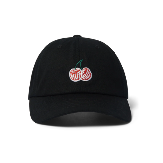 HUF Cherries 6 Panel CV Hat - Black