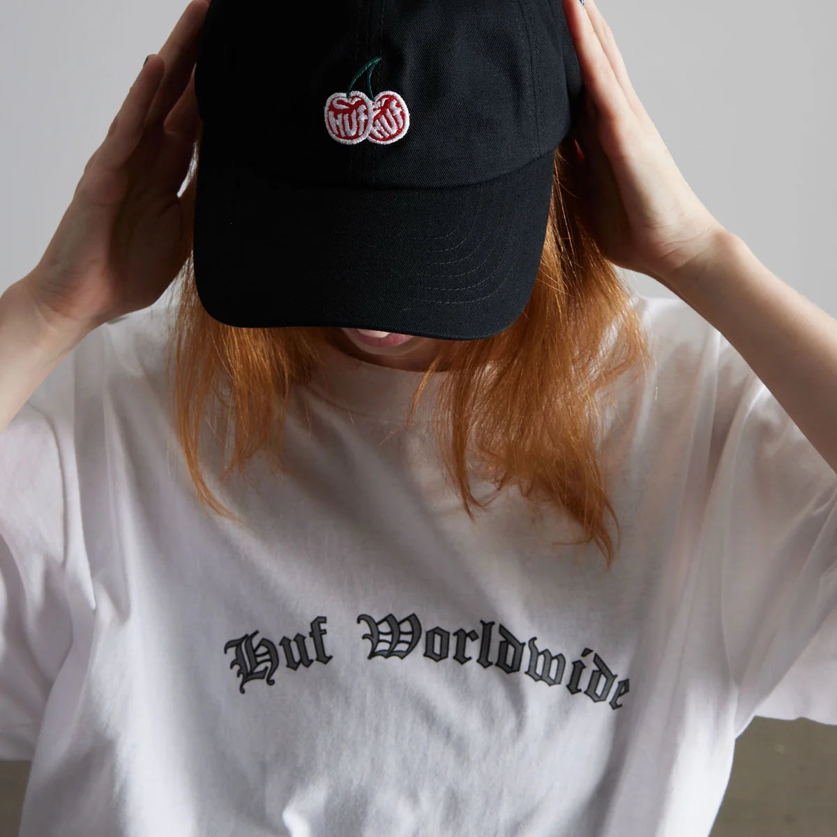 HUF Cherries 6 Panel CV Hat - Black