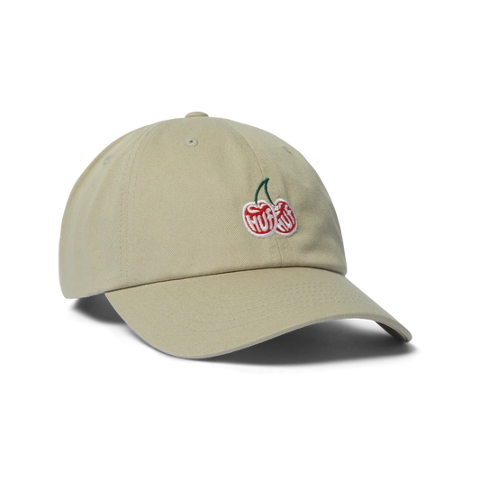 HUF Cherries 6 Panel CV Hat - Khaki