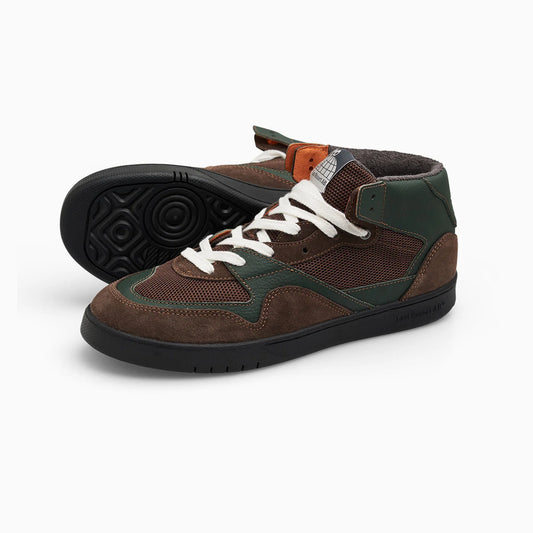 Last Resort CM002 Mid Suede/Leather/Mesh - Deep Green/Deep Brown/Black