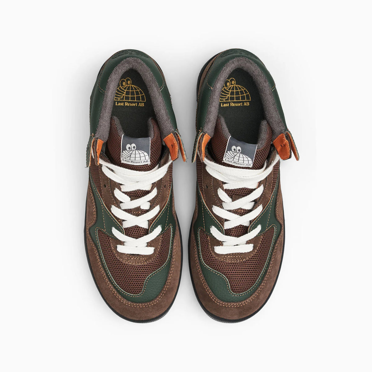 Last Resort CM002 Mid Suede/Leather/Mesh - Deep Green/Deep Brown/Black