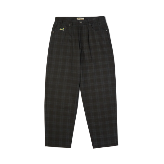 HUF Cromer Plaid Pant - Black