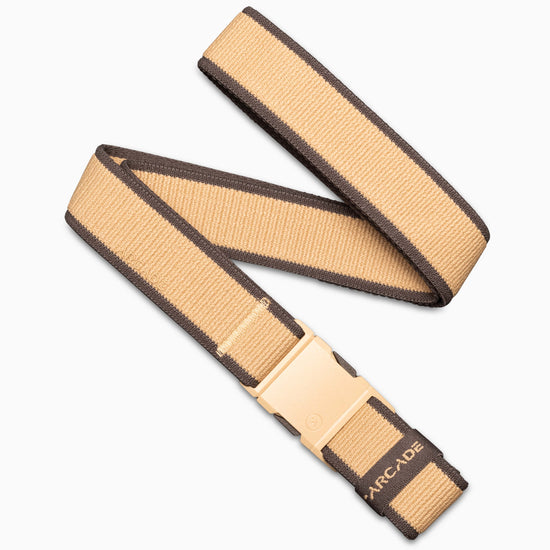 Arcade Carto Slim Belt - Sand/Med Brown