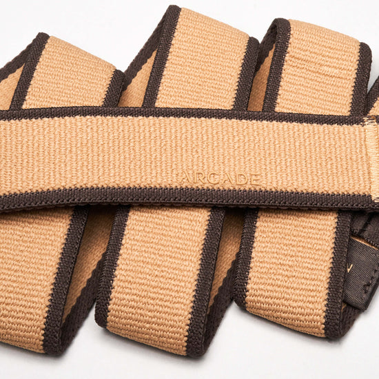 Arcade Carto Slim Belt - Sand/Med Brown