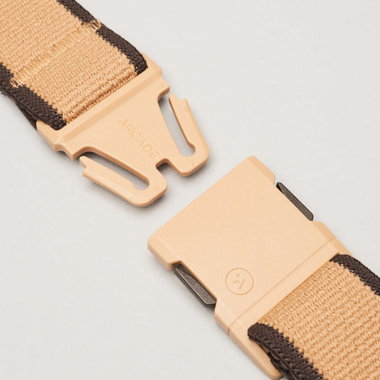 Arcade Carto Slim Belt - Sand/Med Brown