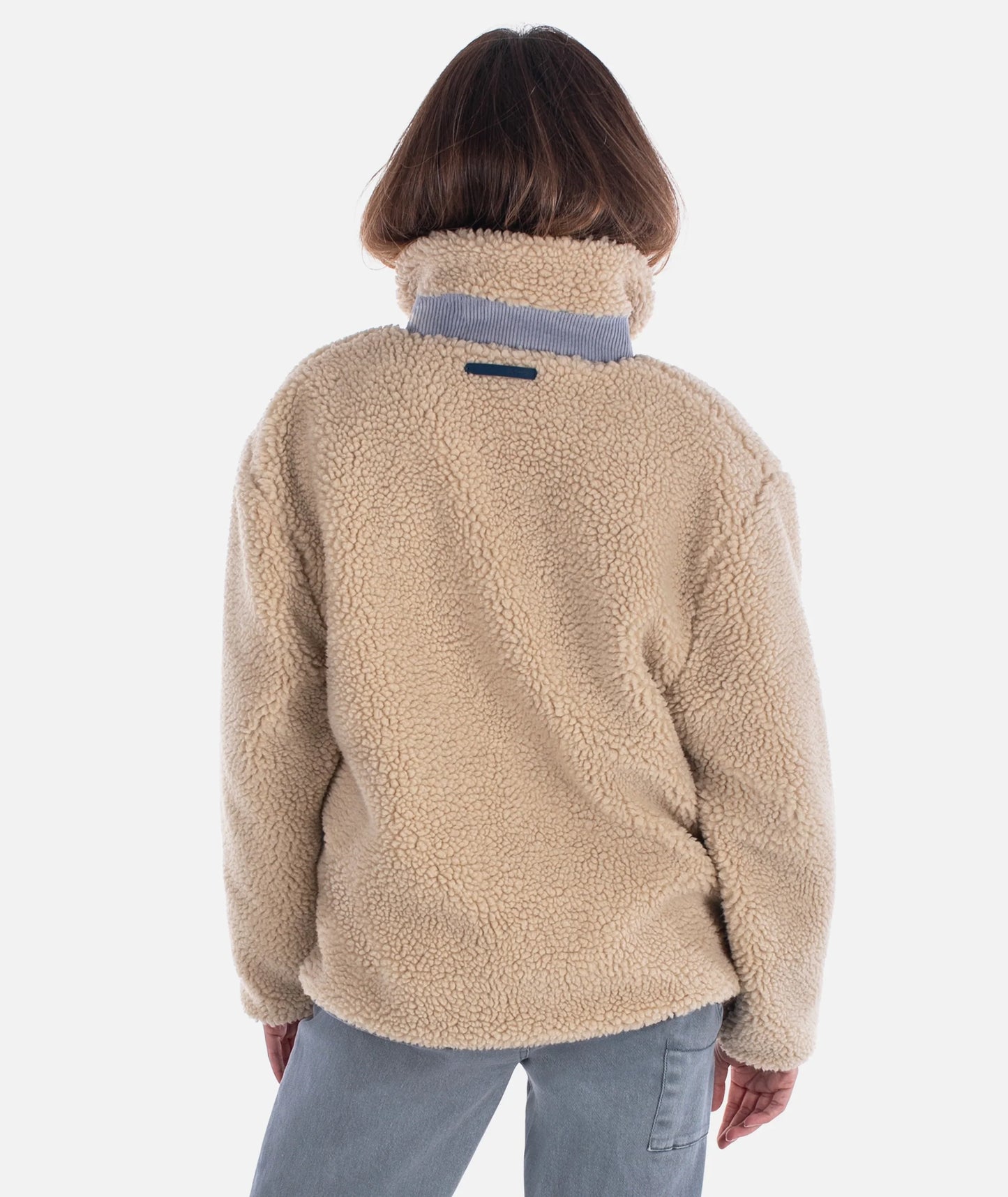 Cedar High Pile Fleece Jacket - Ivory