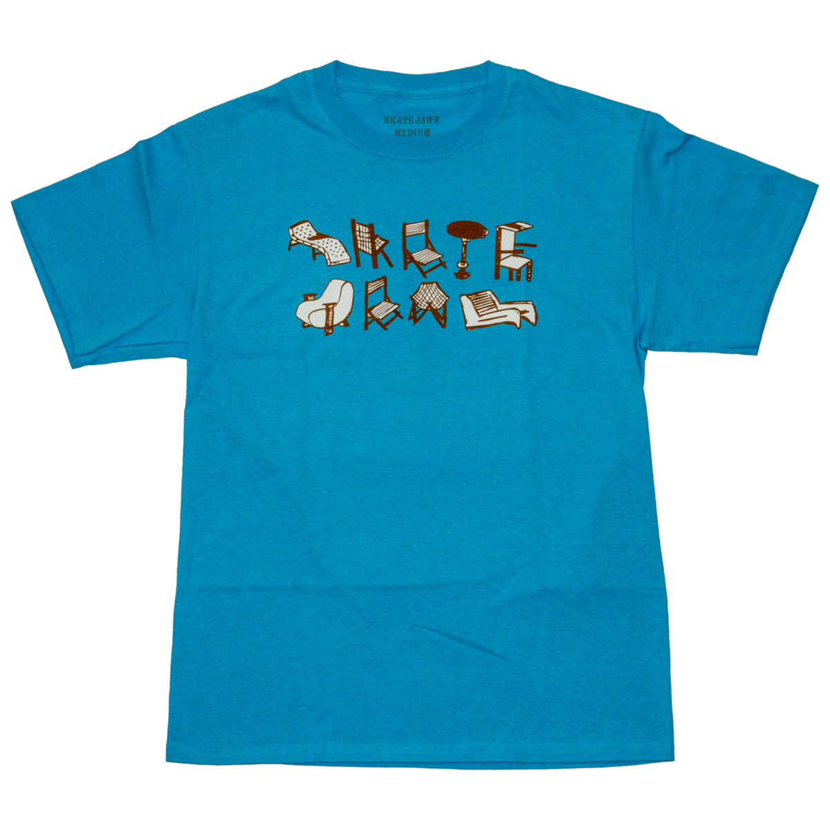 Skate Jawn Chairs Tee - Blue