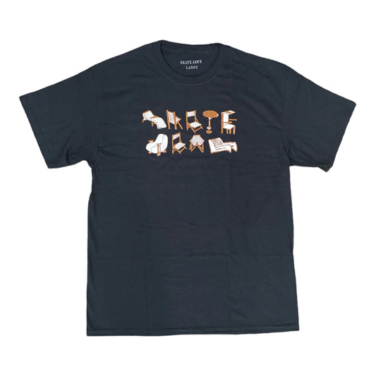 Skate Jawn Chairs Tee - Black