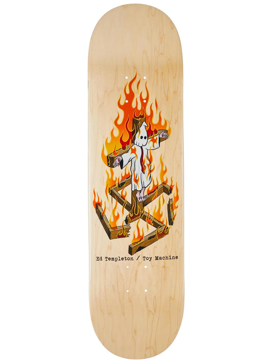 Toy Machine Limited Ed Templeton Charred Cross Deck 8.5
