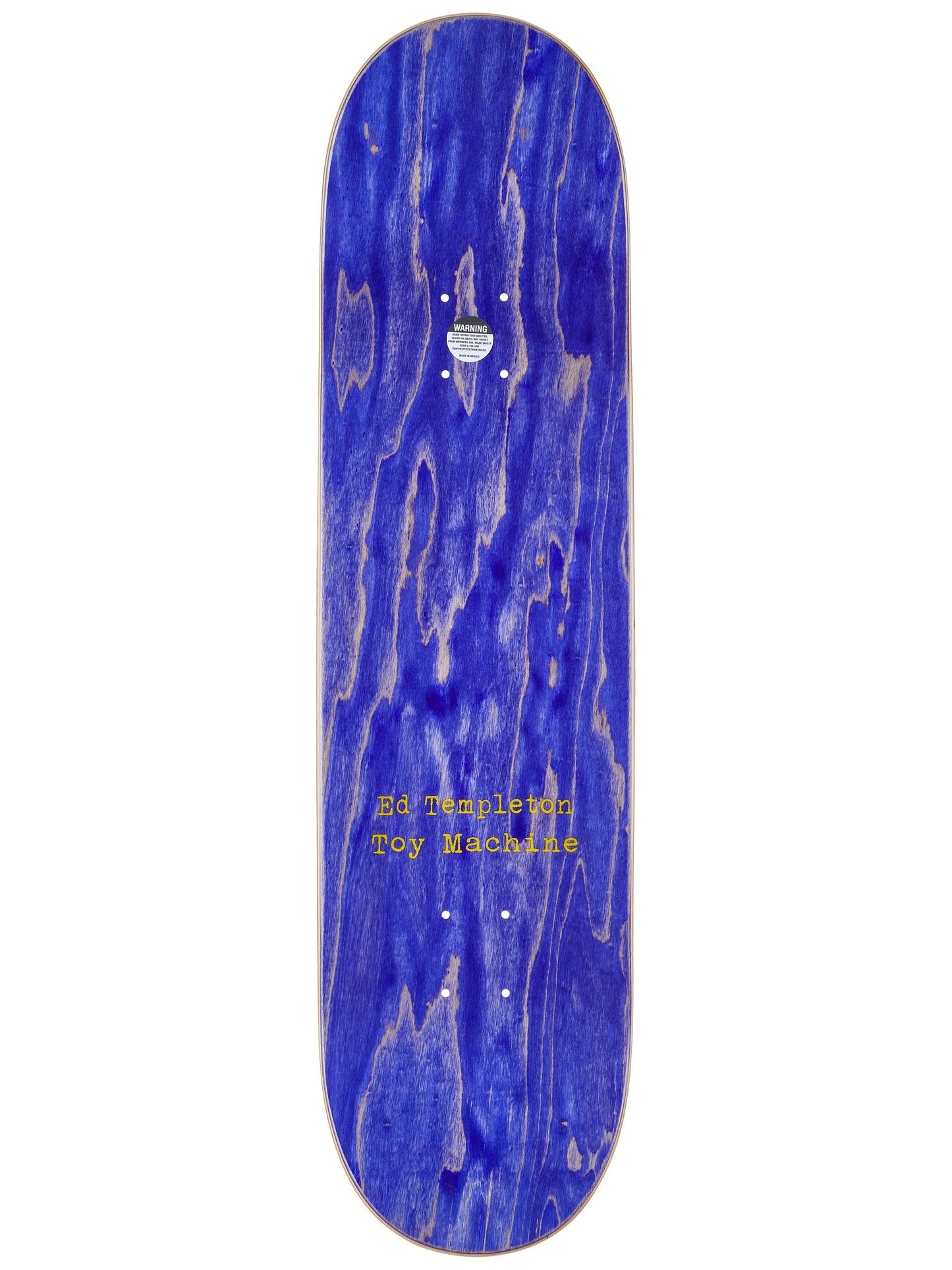 Toy Machine Limited Ed Templeton Charred Cross Deck 8.5