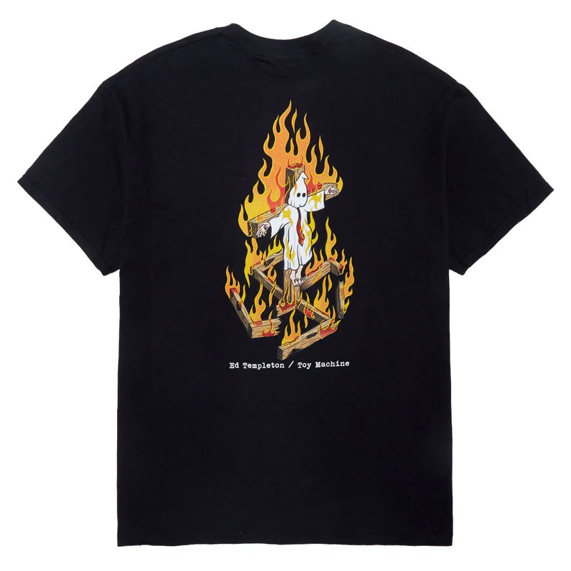 Toy Machine Ed Templeton Charred Cross Tee - Black