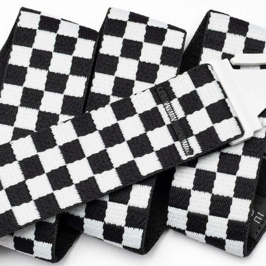 Arcade Check Adventure Belt - Black / Glacial