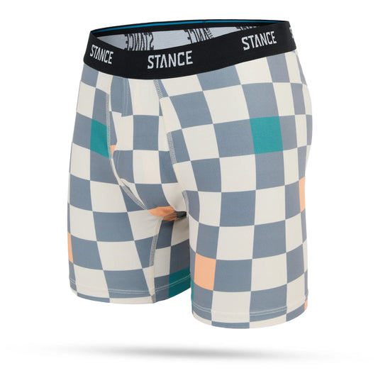 Chef Check Poly Blend Boxer Brief - Mango