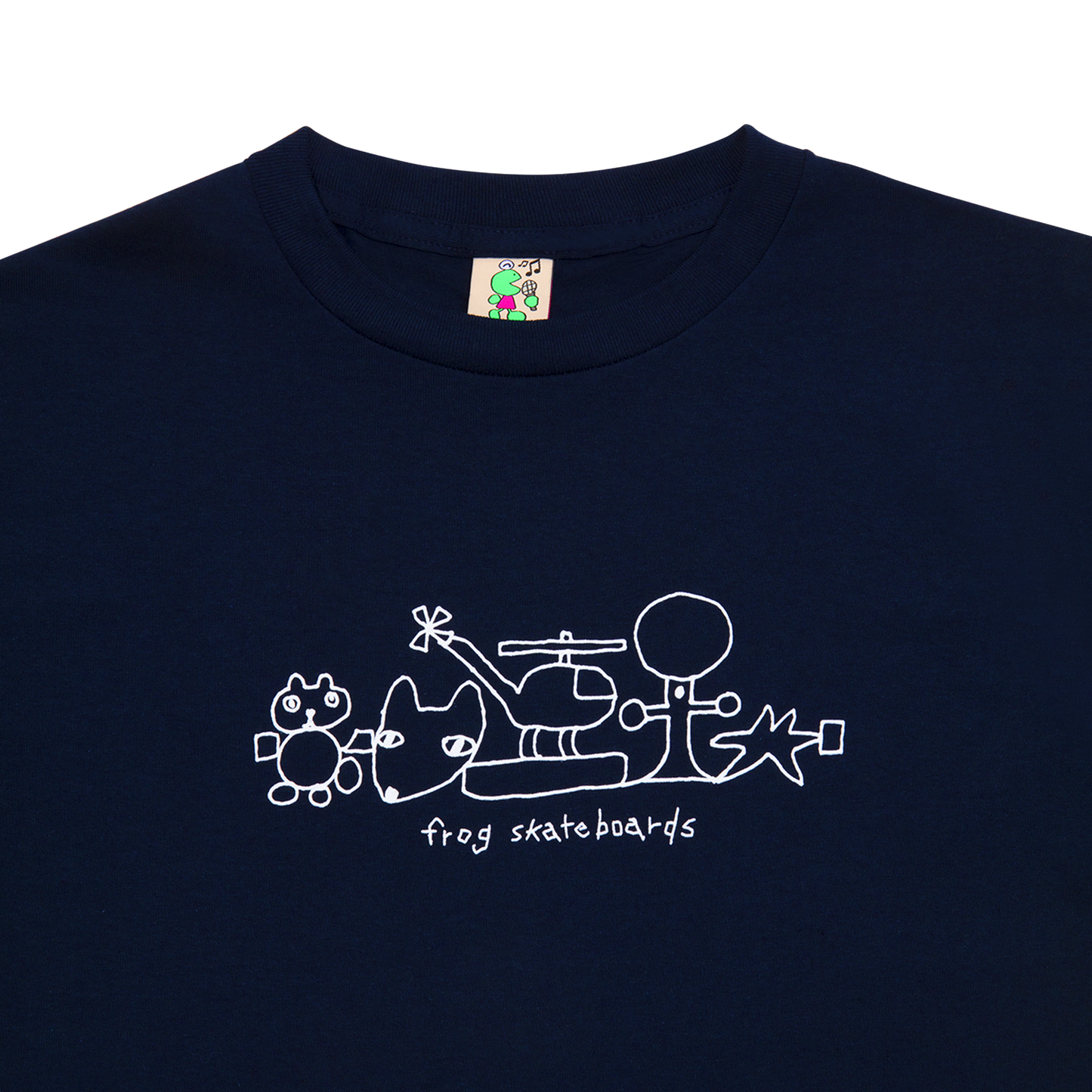 Frog Skateboards Chopper Tee - Navy