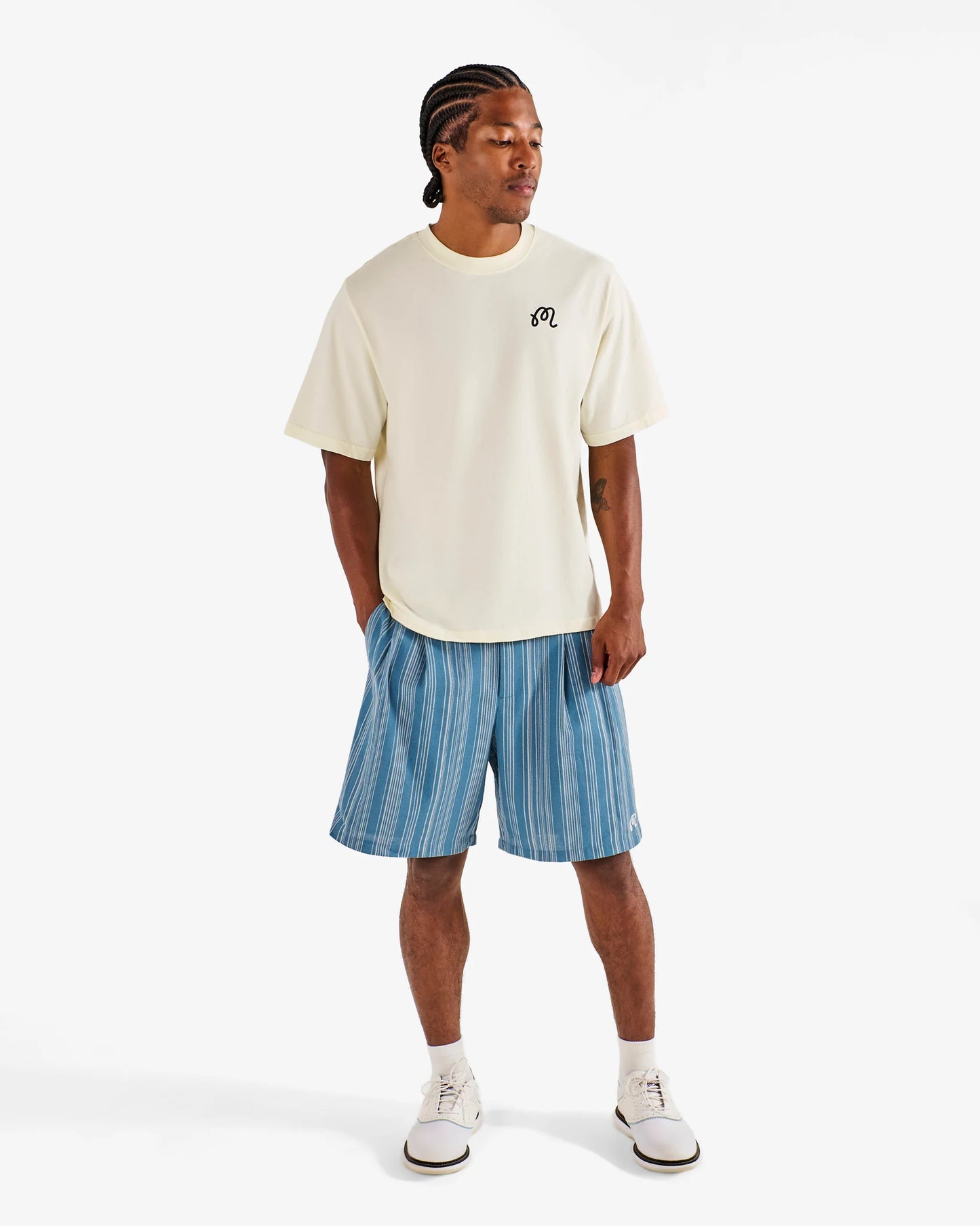 Bermuda Cigar SS Short Sleeve Tee - Cream
