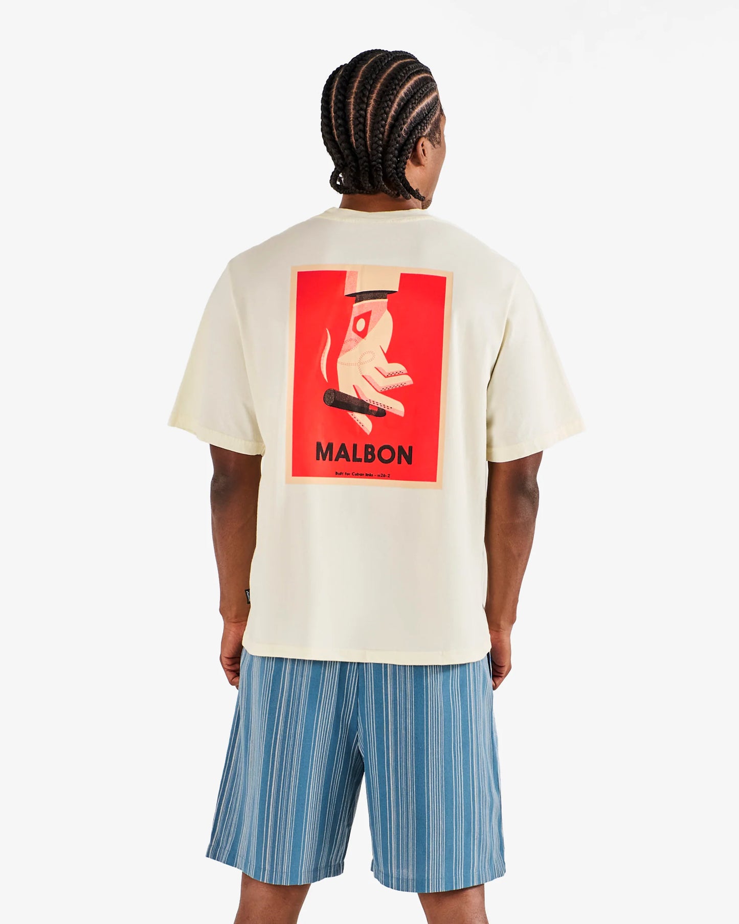 Bermuda Cigar SS Short Sleeve Tee - Cream