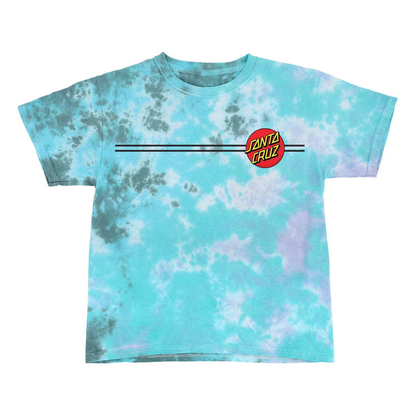 Santa Cruz Youth Classic Dot Tee - Zero G Tie Dye
