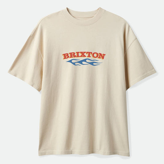 Brixton Clifton Boxed Crop S/S Tee - Cream