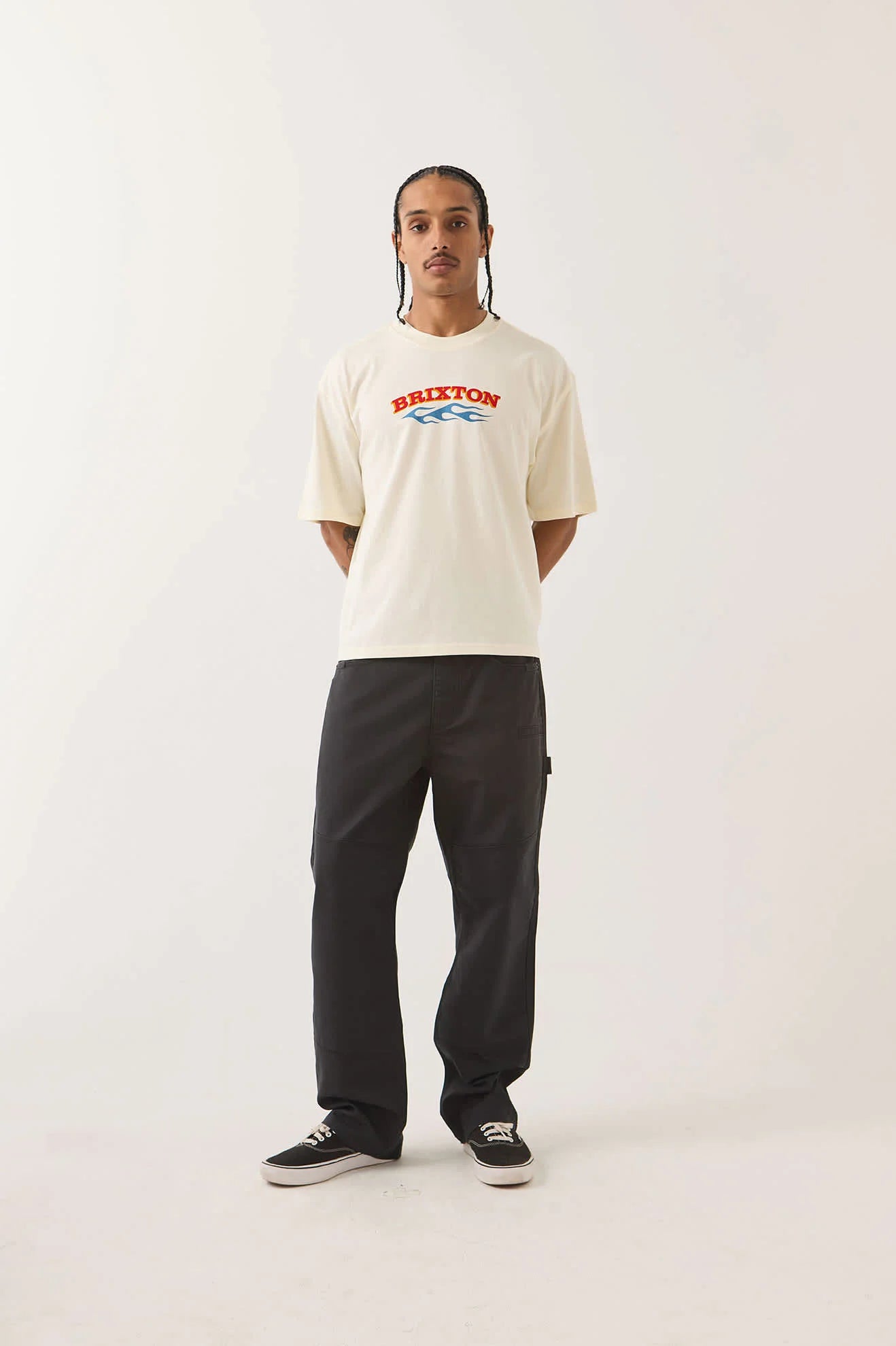 Brixton Clifton Boxed Crop S/S Tee - Cream