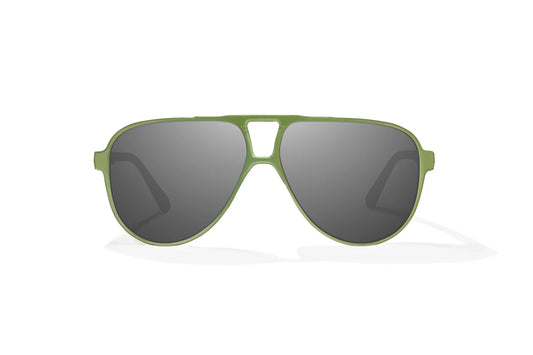 Clink Army Green Matte / Grey Mirror Polycarbonate