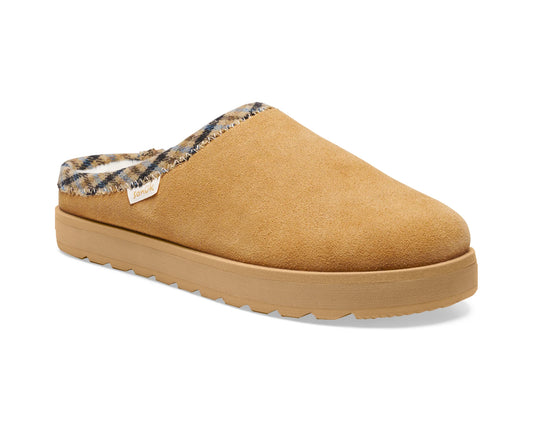 Women's Cloud Lounger Slipper - Tan Suede